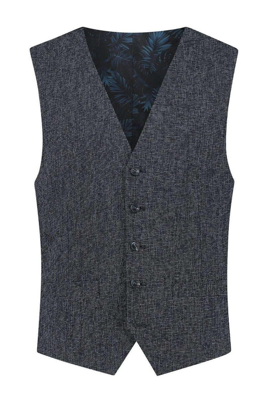 Gilet melange navy