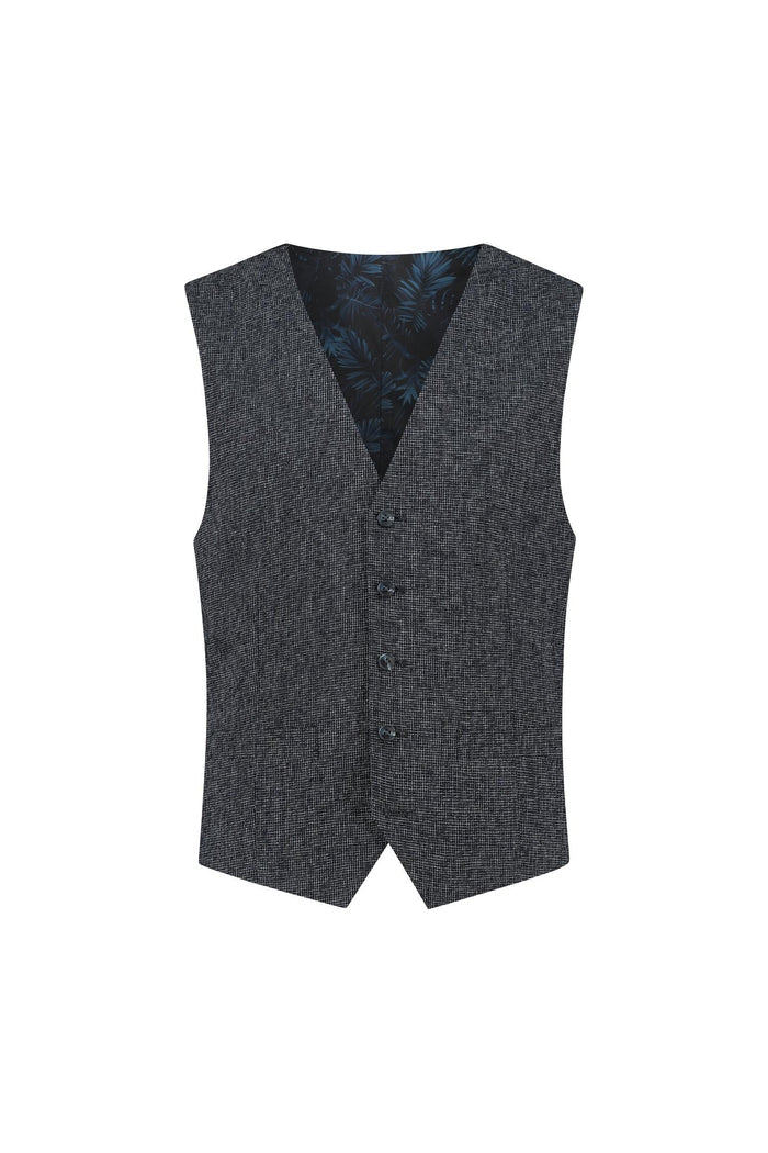 Gilet melange navy