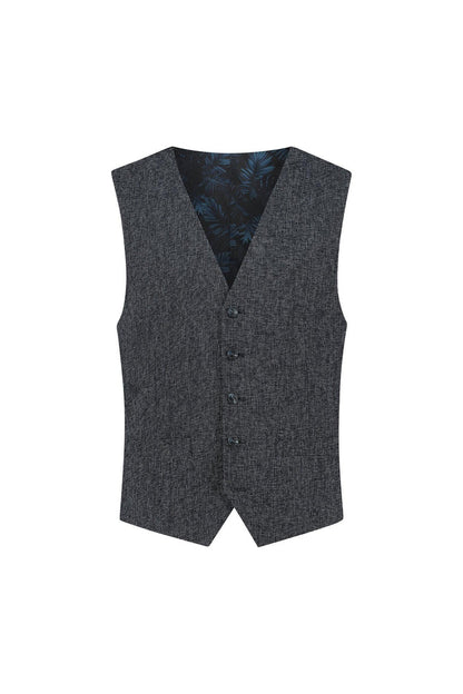 Gilet melange navy
