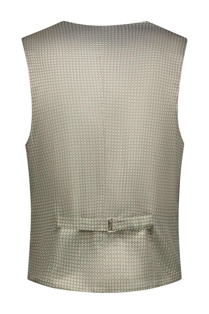 Gilet pinstripe groen