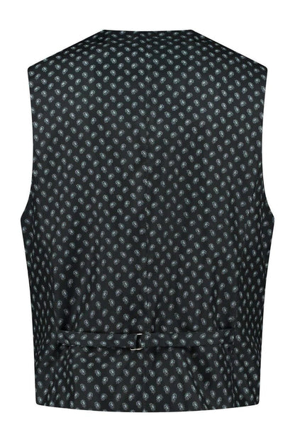 Gilet ruit lichtgrijs