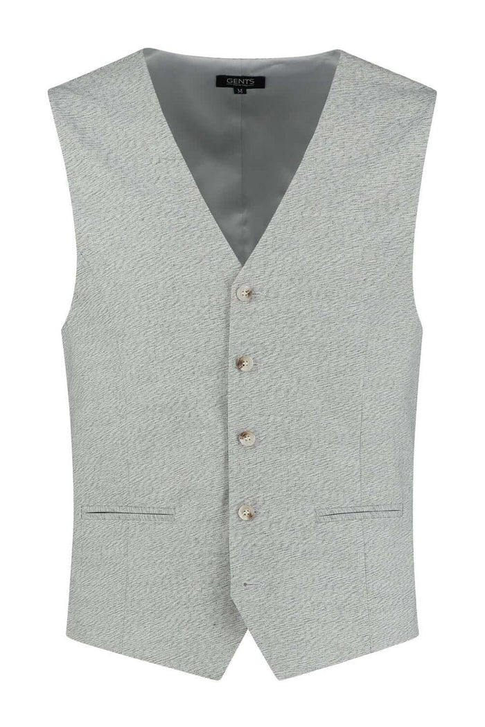 Gilet slubgaren beige
