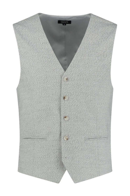 Gilet slubgaren beige