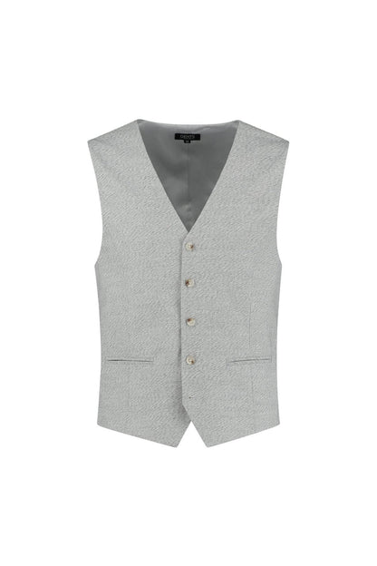 Gilet slubgaren beige