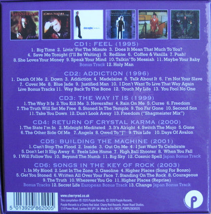 GLENN HUGHES - JUSTIFIED MAN - STUDIO ALBUMS 1995-2003 (*New 6-CD Box Set, 2020, Purple Records) Deep Purple Vocalist
