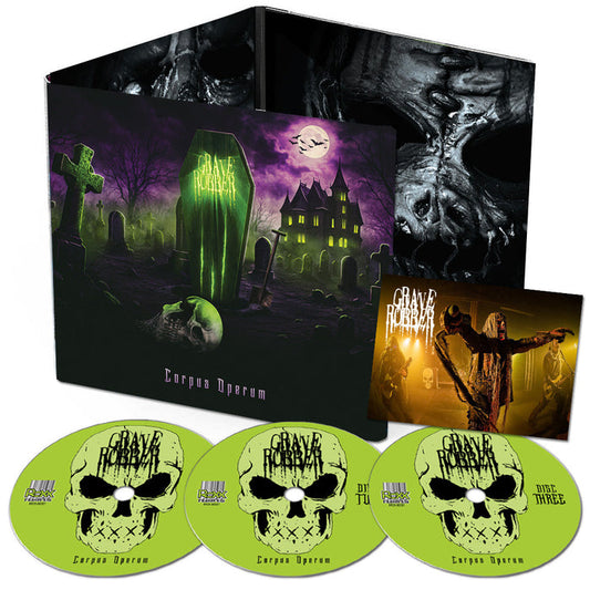 Grave Robber - Corpus Operum (3-CD Set, 2025, Roxx) Horror Punk!