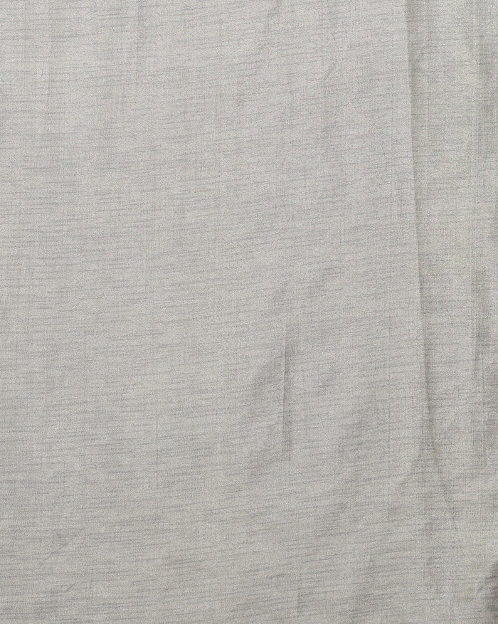 Indiehaat | Kashmiri Silk Printed Saree Grey & Black