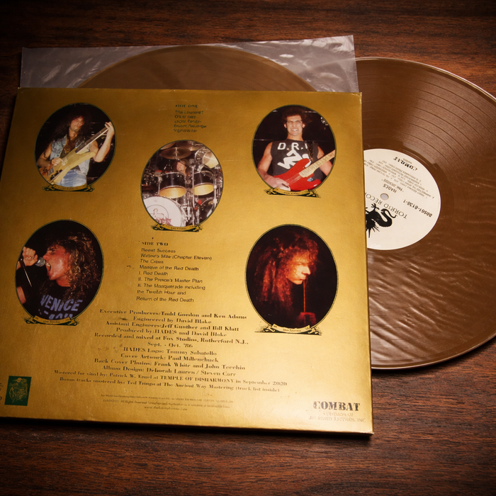 Hades - Resisting Success + Demos (New 2-LP Gold Vinyl, 2022, The Crypt) Import Thrash *Last Copies!