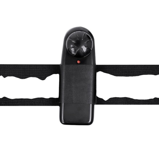 Ham Strap - On HARNESS ATTRACTION - VINCENT, cu dubla penetrare, cu vibrator rabbit, 4 cm si 15 cm
