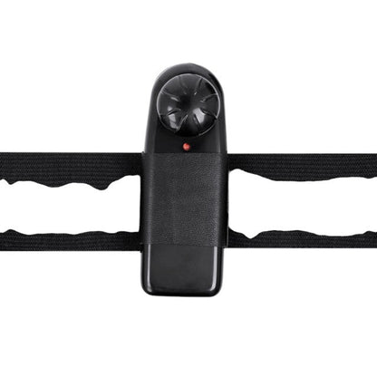 Ham Strap - On HARNESS ATTRACTION - VINCENT, cu dubla penetrare, cu vibrator rabbit, 4 cm si 15 cm