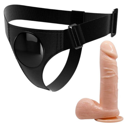 Ham Strap-On PRETTY LOVE universal cu dildo-HARNESS 20 CM, NATURAL