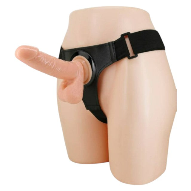 Ham Strap-On PRETTY LOVE universal cu dildo-HARNESS 20 CM, NATURAL