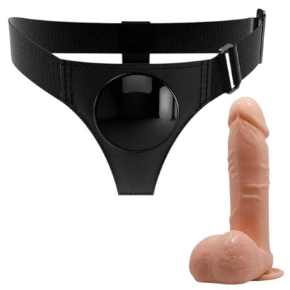 Ham Strap-On PRETTY LOVE universal cu dildo-HARNESS 20 CM, NATURAL