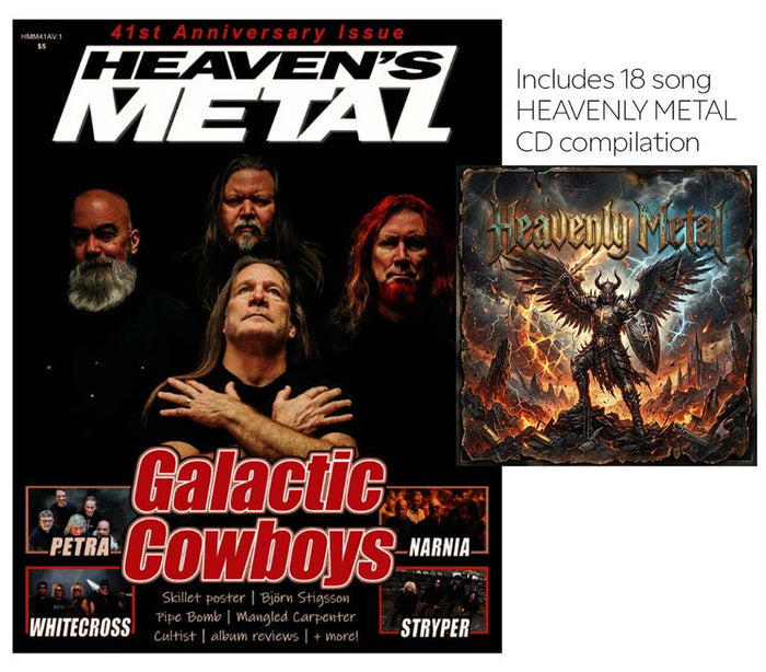 Heaven's Metal Magazine 41st Anniversary Issue w/Heavenly Metal CD Sampler (18 Tracks)