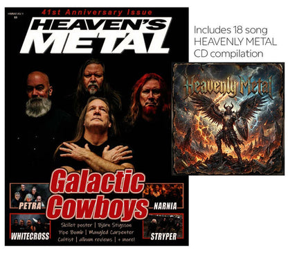 Heaven's Metal Magazine 41st Anniversary Issue w/Heavenly Metal CD Sampler (18 Tracks)