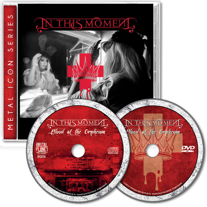 In This Moment - Blood at the Orpheum-Live (2-Disc CD+DVD, 2025, Brutal Planet) 1st time on CD!