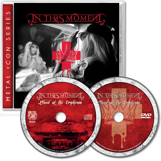 In This Moment - Blood at the Orpheum-Live (2-Disc CD+DVD, 2025, Brutal Planet) 1st time on CD!