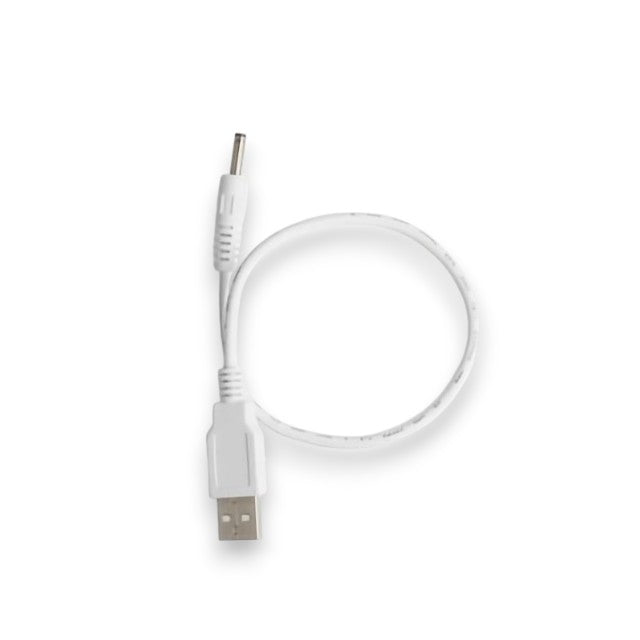 Încărcător jucarii erotice LELO, cablu de încărcare, cu mufă USB, culoare alb