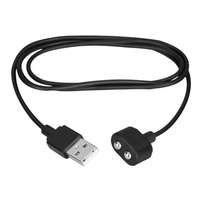 Încărcător jucarii erotice SATISFYER, cablu magnetic de încărcare, cu mufă USB, culoare negru