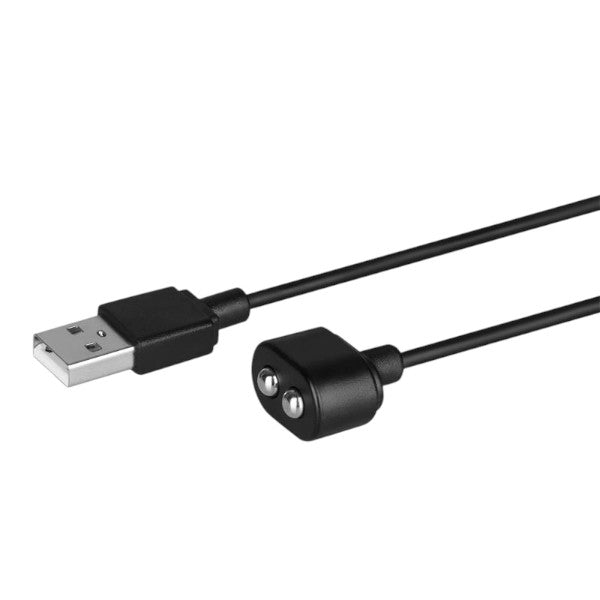 Încărcător jucarii erotice SATISFYER, cablu magnetic de încărcare, cu mufă USB, culoare negru