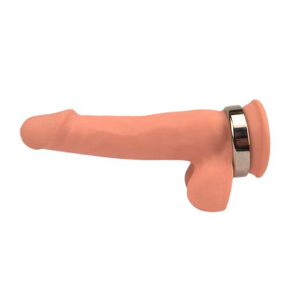 Inel pentru penis Bound To Please - Metal Cock Ring, din metal, argintiu, 50 mm