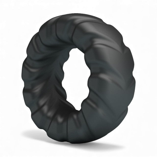 Inel pentru penis CRAZY BULL Jeriko, cu design ergonomic, din silicon, rezistent la apă, diametru intern 27 mm (model 1)