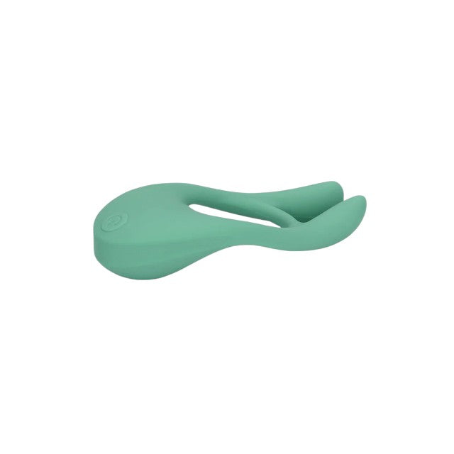 Inel pentru penis LOVELINE Pointed Cock Ring, din silicon ultra moale, pentru susținerea erecțiilor, culoare verde