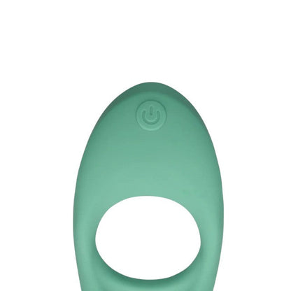Inel pentru penis LOVELINE Pointed Cock Ring, din silicon ultra moale, pentru susținerea erecțiilor, culoare verde