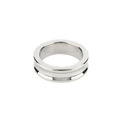 Inel pentru penis MR. STEEL The Imperator C-Ring, din oțel inoxidabil, diametru 4 cm (mic), argintiu