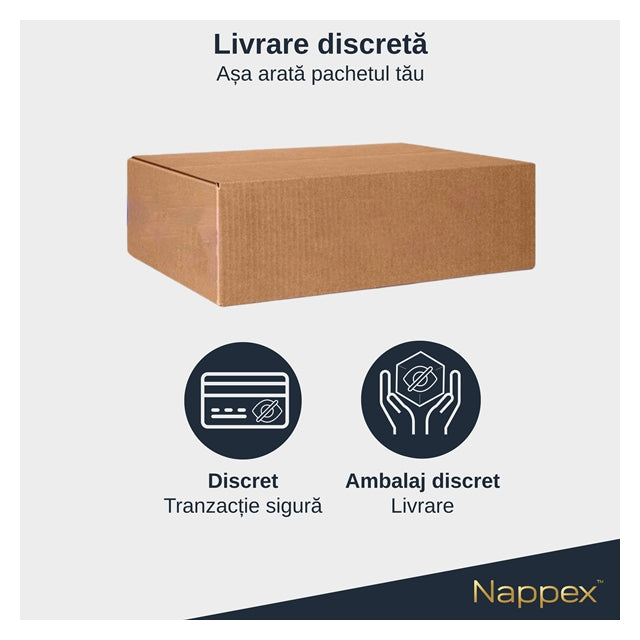 Inel pentru penis Nappex - Jari, dublu pentru stimularea erectiei, din silicon, negru
