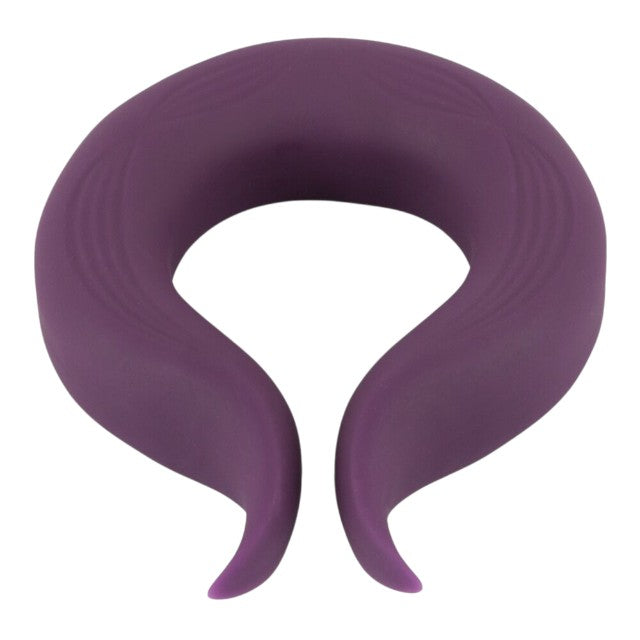 Inel vibrator pentru penis COUPLES CHOICE Couple’s Ring, 10 funcții de vibrație, rezistent la apă, diametru 3.7 cm, mov