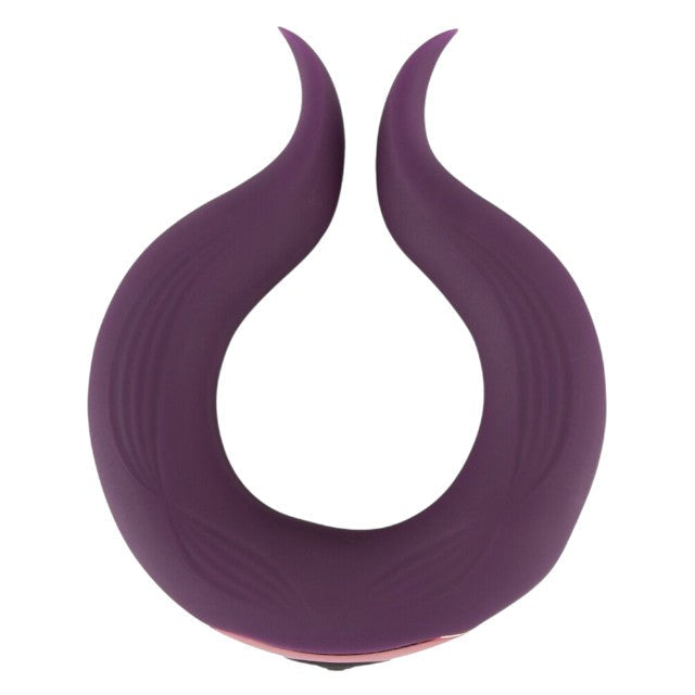 Inel vibrator pentru penis COUPLES CHOICE Couple’s Ring, 10 funcții de vibrație, rezistent la apă, diametru 3.7 cm, mov