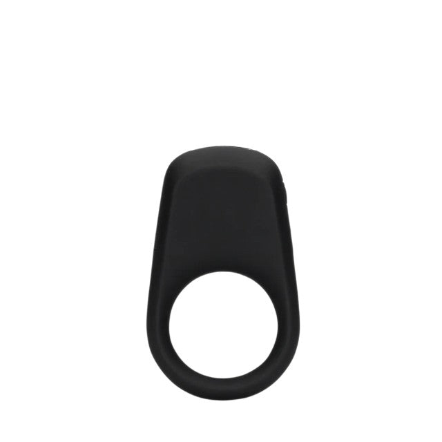 Inel vibrator pentru penis LOVELINE Vibrating Cock Ring, din silicon moale, 10 funcții de vibrație, negru