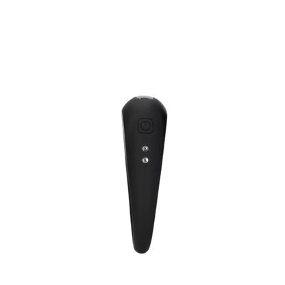 Inel vibrator pentru penis LOVELINE Vibrating Cock Ring, din silicon moale, 10 funcții de vibrație, negru