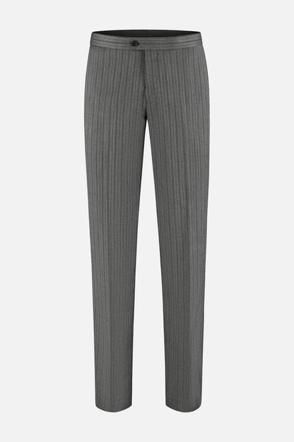 Jacquet broek pv, stijlvolle grijze pantalon met fijne steken en een moderne snit.