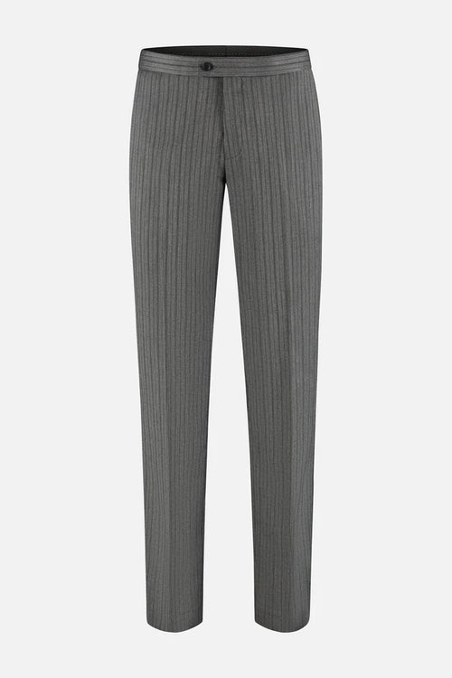 Jacquet broek pv, stijlvolle grijze pantalon met fijne steken en een moderne snit.