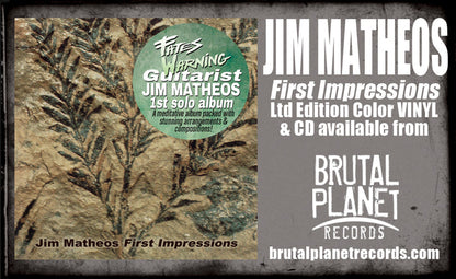 Jim Matheos - First Impressions (Green Vinyl, 2025, Brutal Planet) Fates Warning *Bumped & Bruised