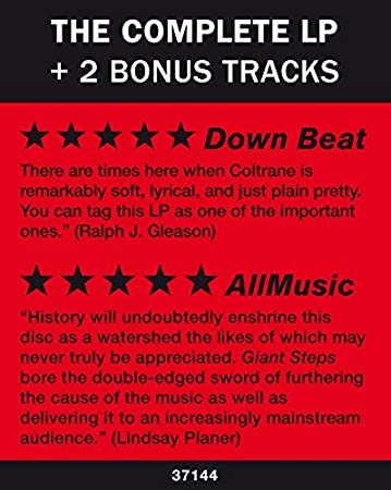 John Coltrane ‎– Giant Steps (180-Gram Gatefold Vinyl With Bonus Tracks) Brilliant classic Jazz