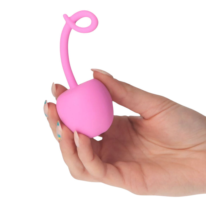 Jucărie erotică TOYZ4LOVERS My Secret Cherry Pink, în formă de cireașă, utilizare vaginală sau anală, din silicon, roz