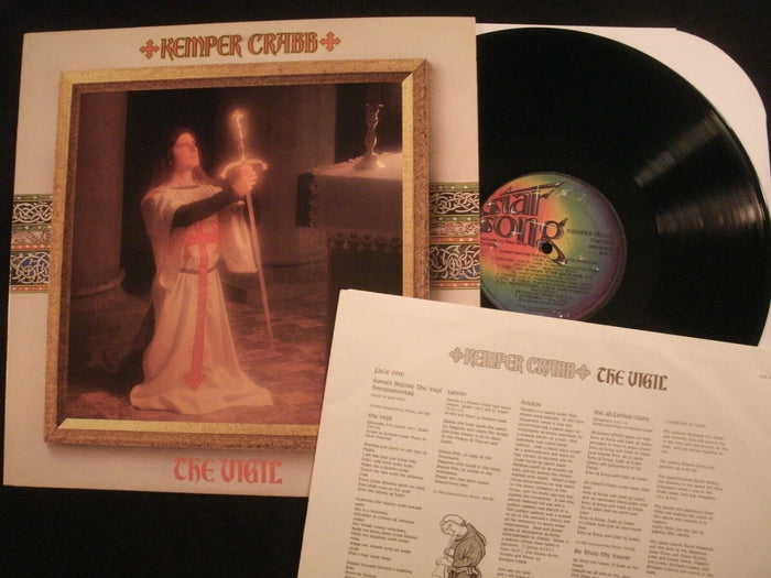 KEMPER CRABB - THE VIGIL (*Pre-owned Vinyl, 1982, Star Song) Archangel medieval prog masterpiece