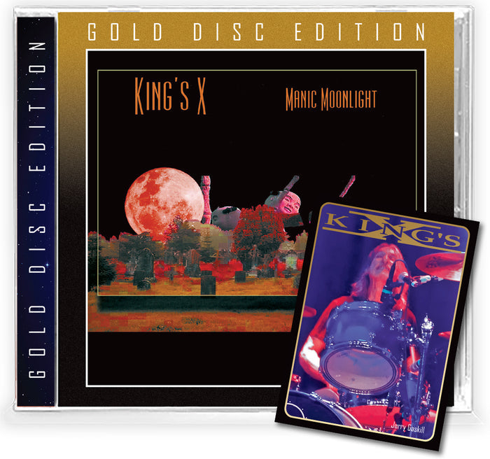 KING'S X - MANIC MOONLIGHT + 2 Bonus (*NEW-GOLD DISC CD, 2021, Brutal Planet Records) Elite Remaster - Classic Album!