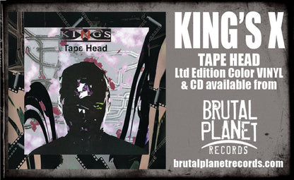 KING'S X - TAPE HEAD +1 Bonus (Metallic Purple Vinyl, 2025) Limited 150 copies