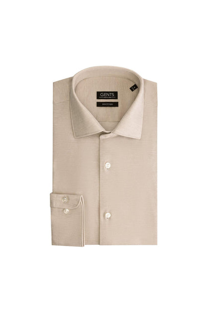 GENTS knit pique beige
