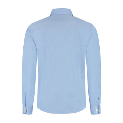 Knit pique lichtblauw