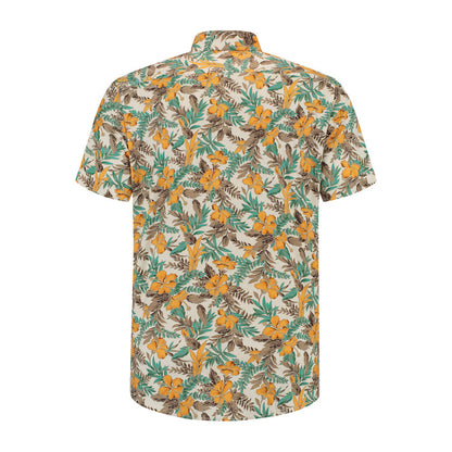 Korte mouw hawaii bloem