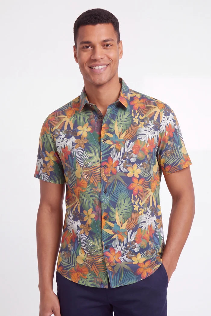 Korte mouw junglebloem