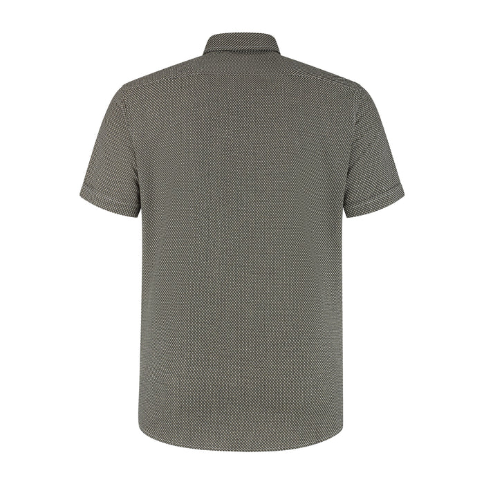 Korte mouw knit figuur groen