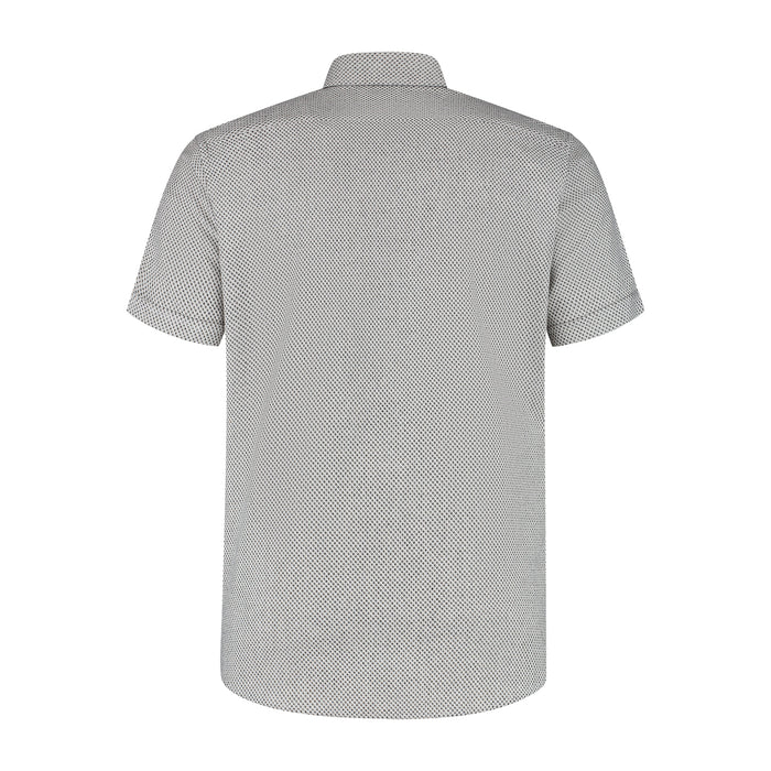 Korte mouw knit figuur wit