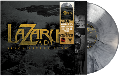 Lazarus A.D. - Black River Flows (Silver & Black River Splatter Vinyl) (2024 Backbreaker Records)