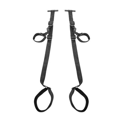 Leagăn de sex pentru ușă OUCH! Door Swing, reglabil, suportă până la 300 kg, conține mască de ochi, culoare neagră